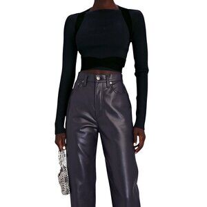 NWT💙Intermix Luel Studio💙Devon Cut-Out Rib Knit Top